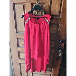 GLAMOUR  Sequin Red Dress Size 14